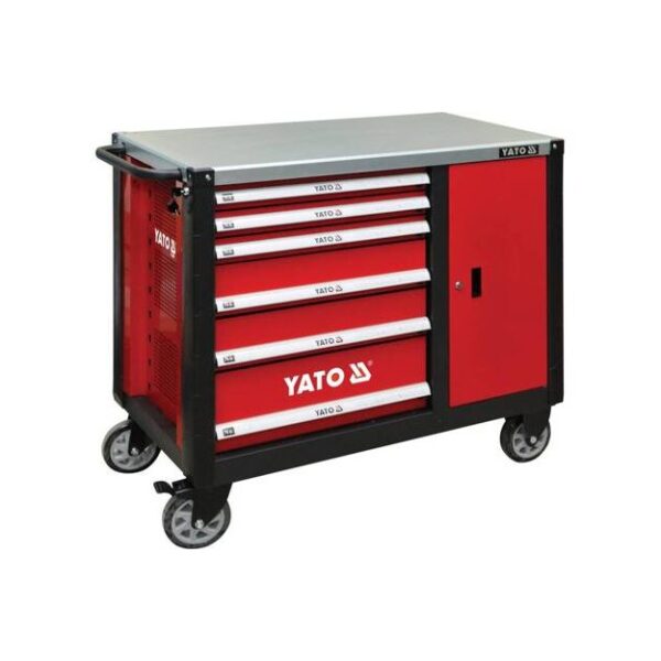tủ đồ nghề 6 ngăn kèm khoang kệ
