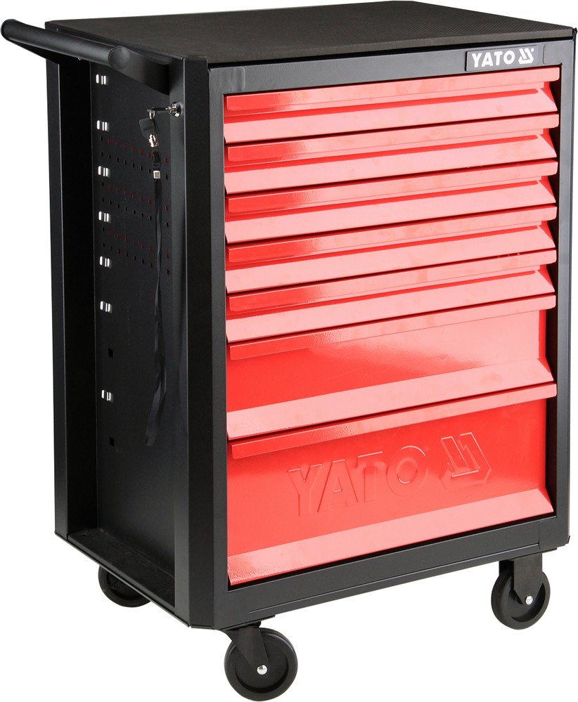 Tủ đựng đồ nghề cao cấp 7 ngăn mặt cao su Yato YT-09000 - Ba Lan 2 tủ đồ nghề mặt cao su - hình 2