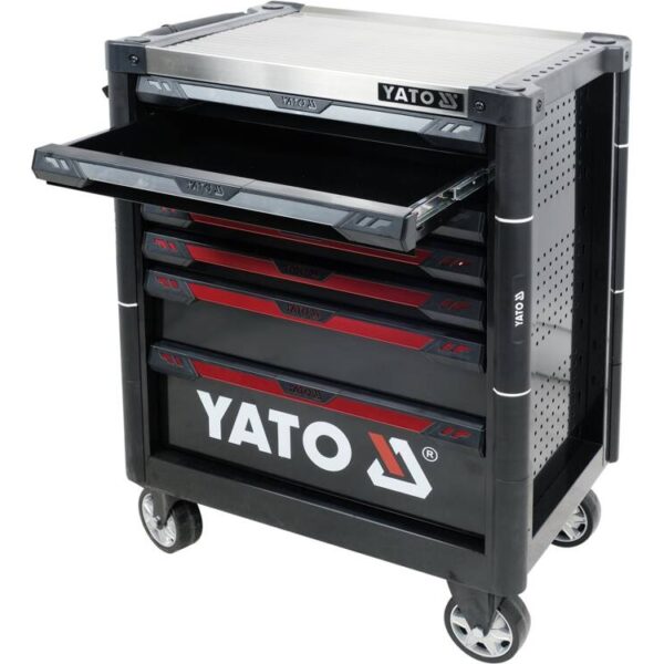 Tủ đựng đồ nghề cao cấp 7 ngăn mặt nhôm Yato YT-09032 - Ba Lan 11 tủ đồ nghề mặt nhôm - hình 5