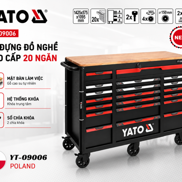 tủ đựng đồ nghề 20 ngăn - hình 2