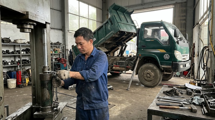 ty ben thủy lực xe ben Thaco Forland
